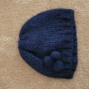 Teal wool beanie